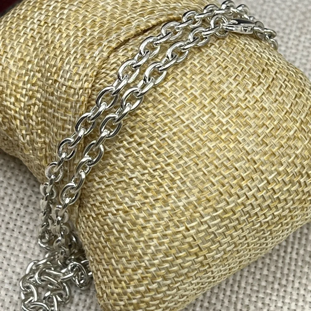 Timeless 925 Sterling Silver Rope Chain Necklace – 18” - Picture 12 of 16